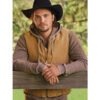 Yellowstone Kayce Dutton Brown Cotton Vest