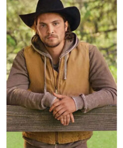 Yellowstone Kayce Dutton Brown Cotton Vest