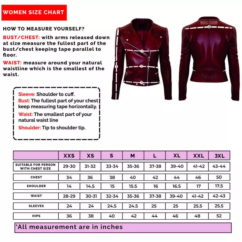 women size chart