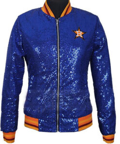 Astros Sequin Blue Jacket