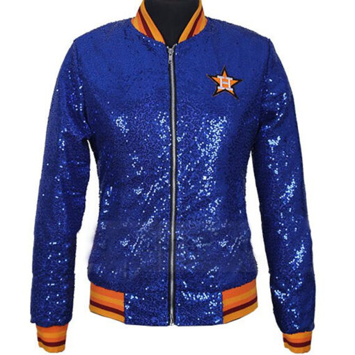 Astros Sequin Blue Jacket