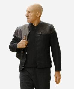 Jean Luc Picard Star Trek Black Jacket