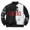 Scarface Tony Montana Bomber Leather Jacket