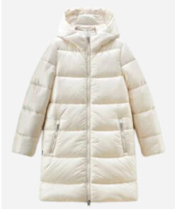 Tammin Sursok Trivia at St. Nick’s White Puffer Coat