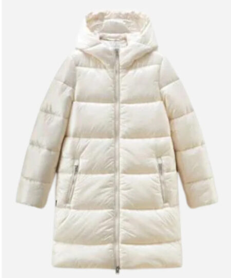 Tammin Sursok Trivia at St. Nick’s White Puffer Coat