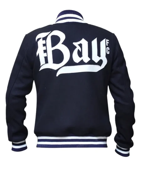 Bay Football Club Blue Varsity Jacket