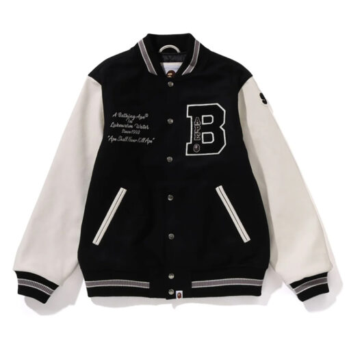 A Bathing Ape Bape Varsity Jacket