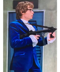 Austin Powers Blue Velvet Suit