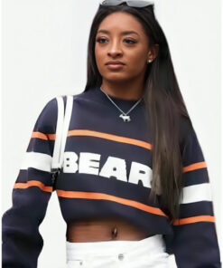 Chicago Bears Simone Biles Blue Sweatshirt