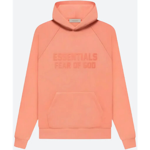 Coral Essentials Fear Of God Hoodie