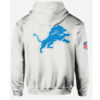 Dan Campbell Lions Grey Pullover Hoodie