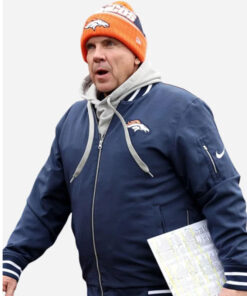 Denver Broncos Sideline Coach Blue Jacket