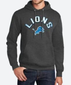 Detroit Lions Arch Over Logo Hoodie