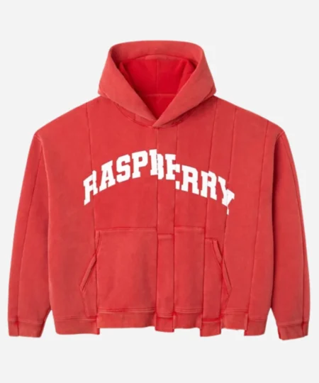 GV Gallery Raspberry Hills Red Spliced Hoodie