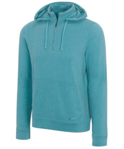 Greg Norman Lab Half Zip Golf Blue Hoodie