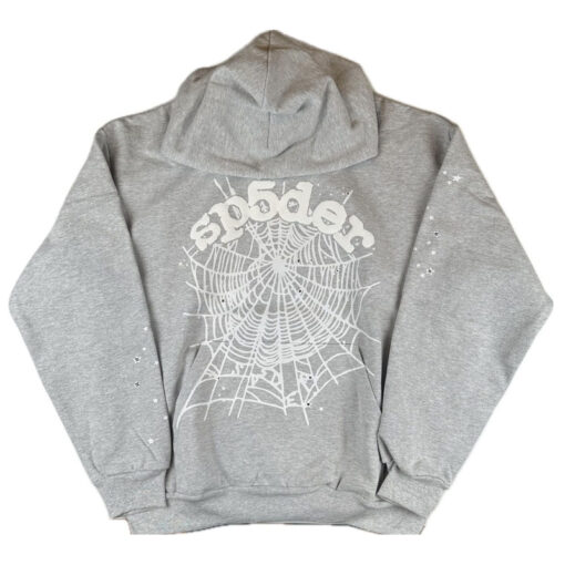 Grey Sp5der Hoodie