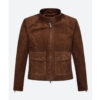 Hayley Atwell Mission Impossible Suede Leather Jacket