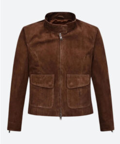 Hayley Atwell Mission Impossible Suede Leather Jacket