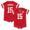 Patrick Mahomes Infant Nike Red Kansas City Chiefs Romper Jersey