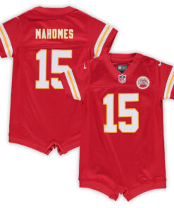 Patrick Mahomes Infant Nike Red Kansas City Chiefs Romper Jersey