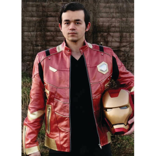 Iron Man Inspired Leather Jacket