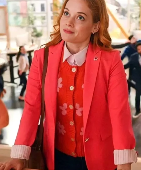 Jane Levy Zoey’s Extraordinary Playlist Pink Blazer