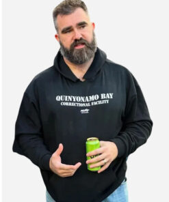 Jason Kelce Quinyonamo Bay Black Hoodie