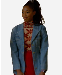 Jessica Williams Shrinking Blue Denim Jacket