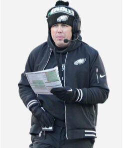 Kellen Moore Philadelphia Eagles Sideline Black Jacket