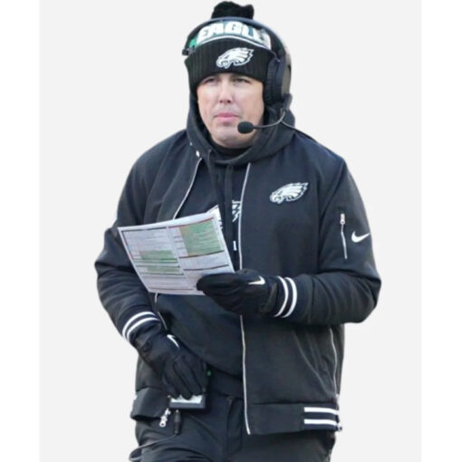 Kellen Moore Philadelphia Eagles Sideline Black Jacket