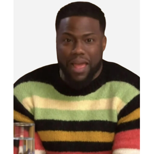 Kevin Hart Tv Show The Today Show Multicolor Striped Sweater