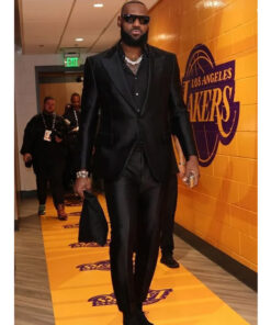 LeBron James Black Suit