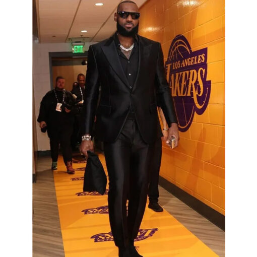 LeBron James Black Suit