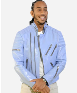 Ludacris iHeartRadio Blue Biker Jacket