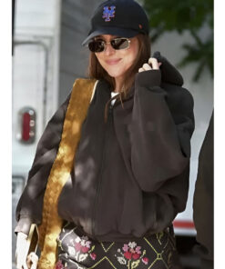 Dakota Johnson Materialists 2024 Oversized Black Hoodie