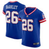 Men's Nike Saquon Barkley Royal Giants Classic Game Jersey