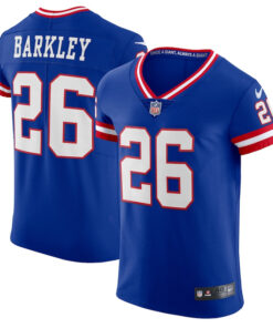 Men's Nike Saquon Barkley Royal Giants Classic Game Jersey