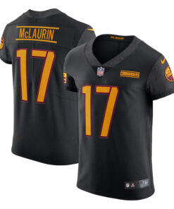 Men's Nike Terry McLaurin Black Commanders Vapor Elite Jersey