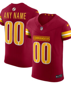 Nike Burgundy Commanders Vapor Elite Custom Jersey