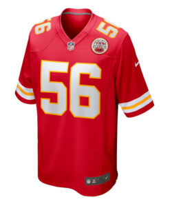 Nike George Karlaftis Red Chiefs Home Game Jersey