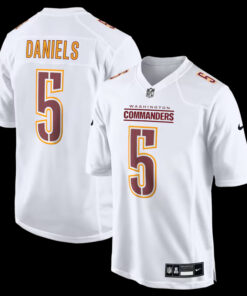 Nike Jayden Daniels Tundra White Washington Commanders Jersey