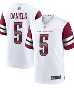 Nike Jayden Daniels White Commanders Game Jersey