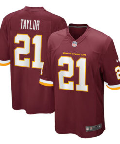 Nike Sean Taylor Burgundy Retired Team Game Jersey