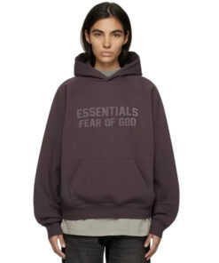 Plum Purple Essentials Hoodie