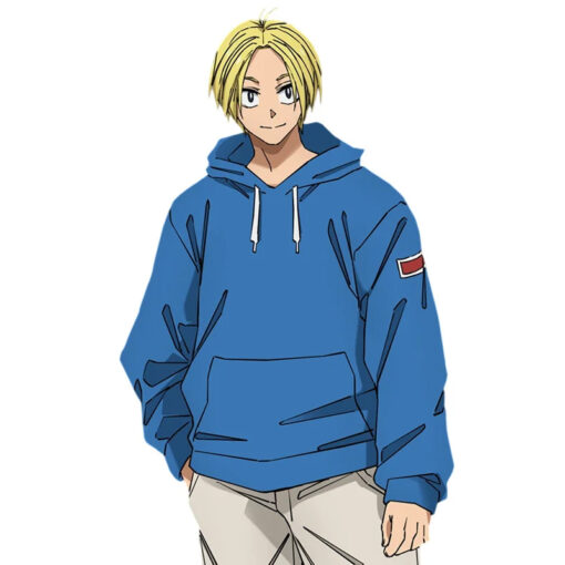 Shin Sakamoto Days Blue Hoodie