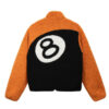 Stussy-8-Ball-Sherpa-Reversible-Jacket--orenge