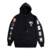 Stussy World Flags Black Hoodie