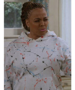 The Upshaws Kim Fields Splatter Hoodie