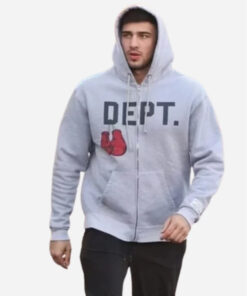 Tommy Fury DEPT Grey Hoodie