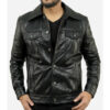 Trucker Leather Jacket